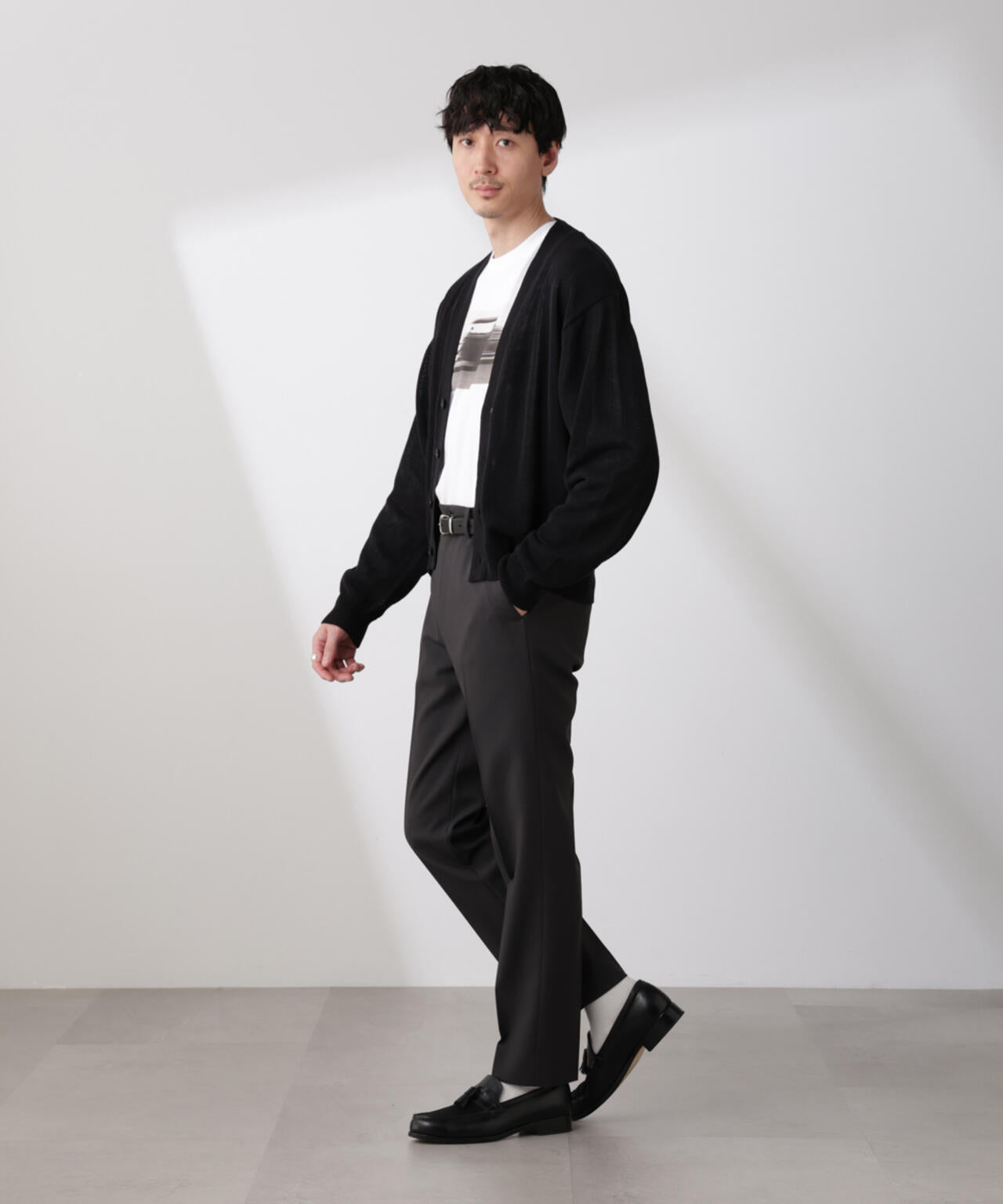 シアーニットカーディガン 6685122210