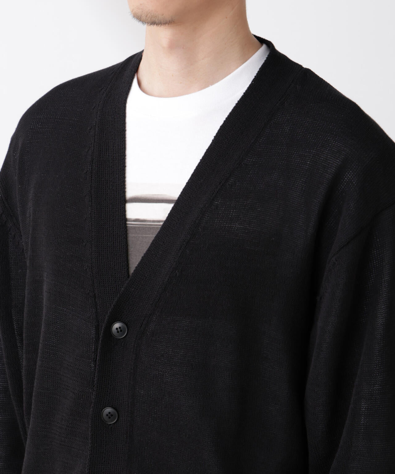 シアーニットカーディガン 6685122210