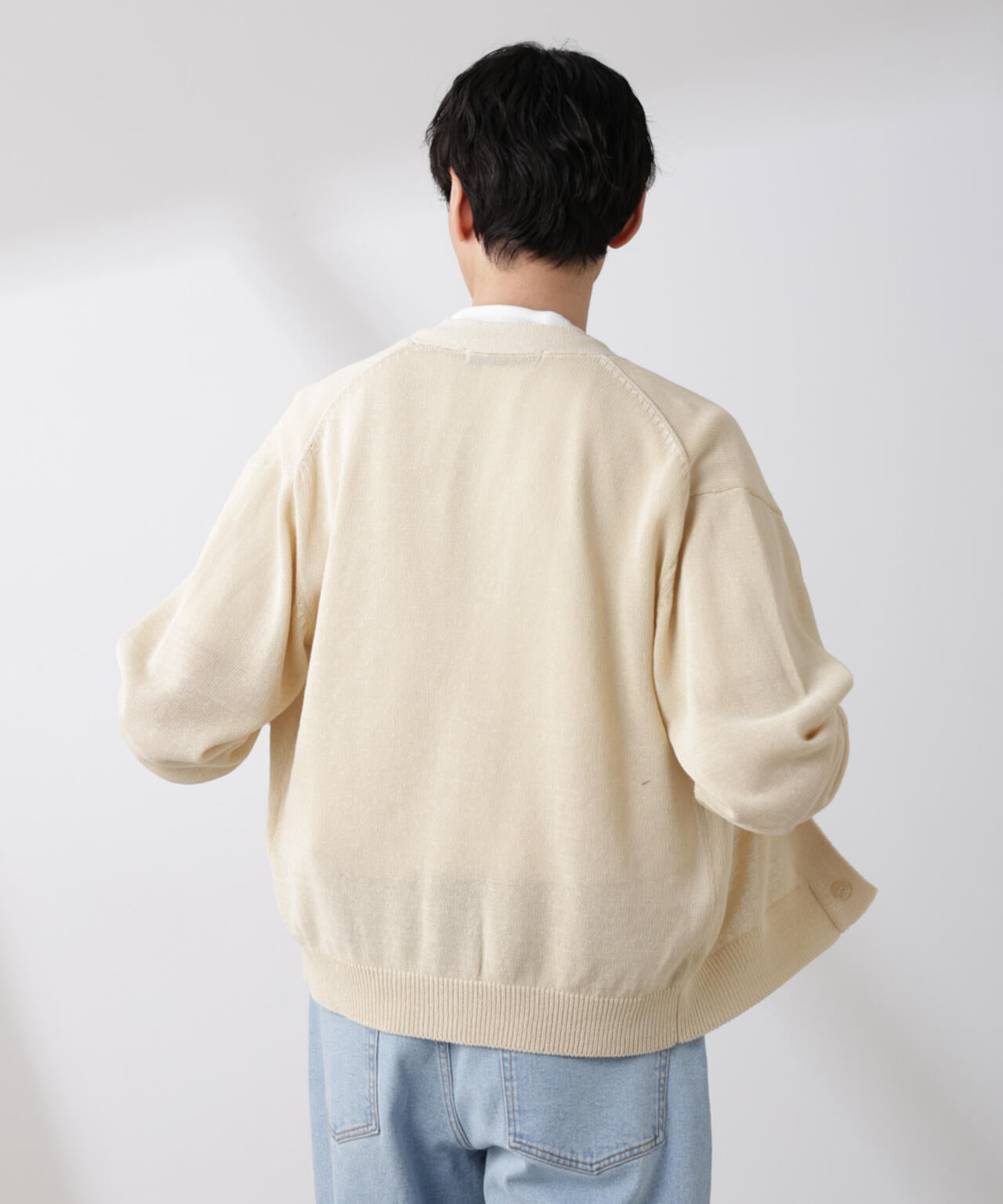 シアーニットカーディガン 6685122210