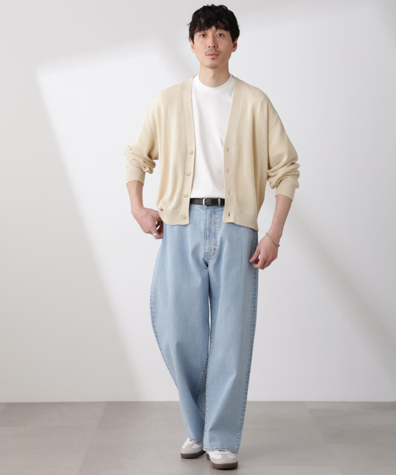 シアーニットカーディガン 6685122210