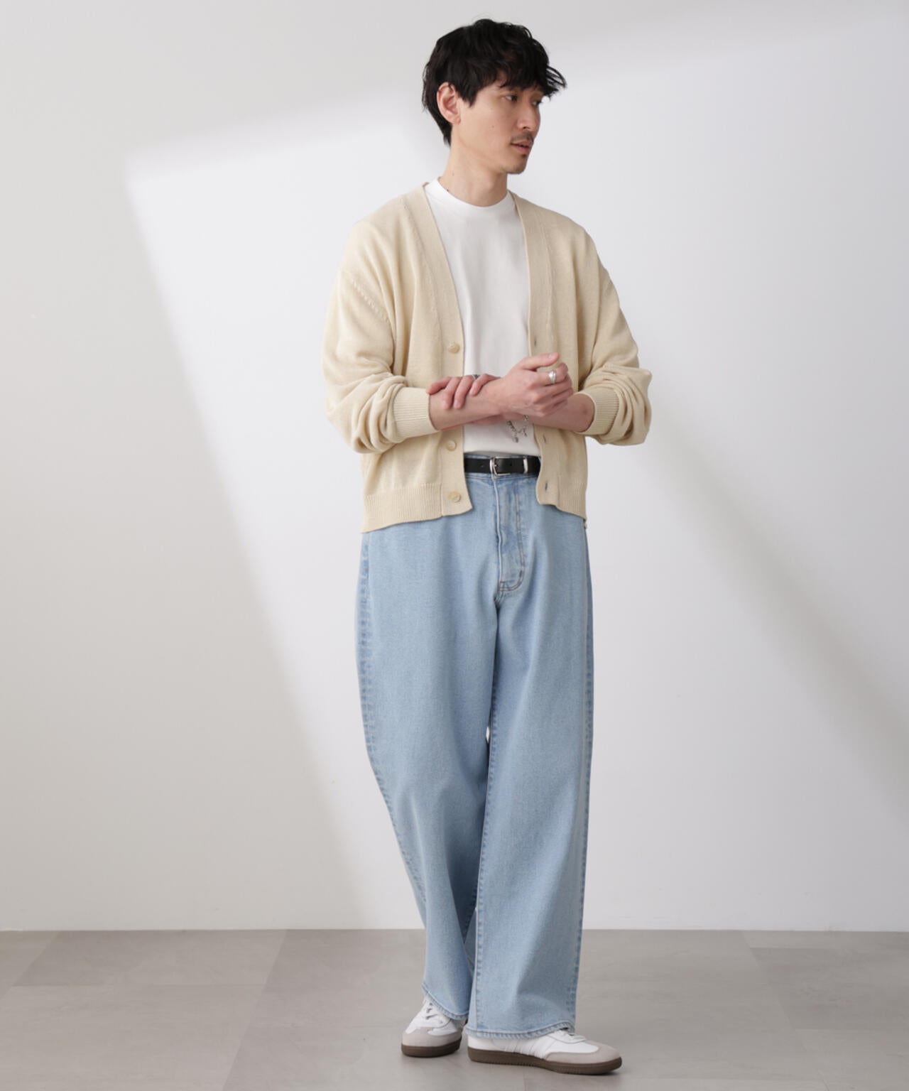 シアーニットカーディガン 6685122210