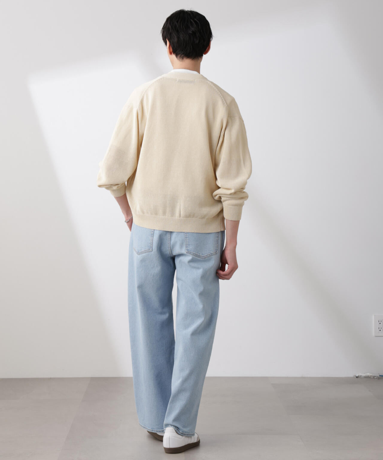 シアーニットカーディガン 6685122210