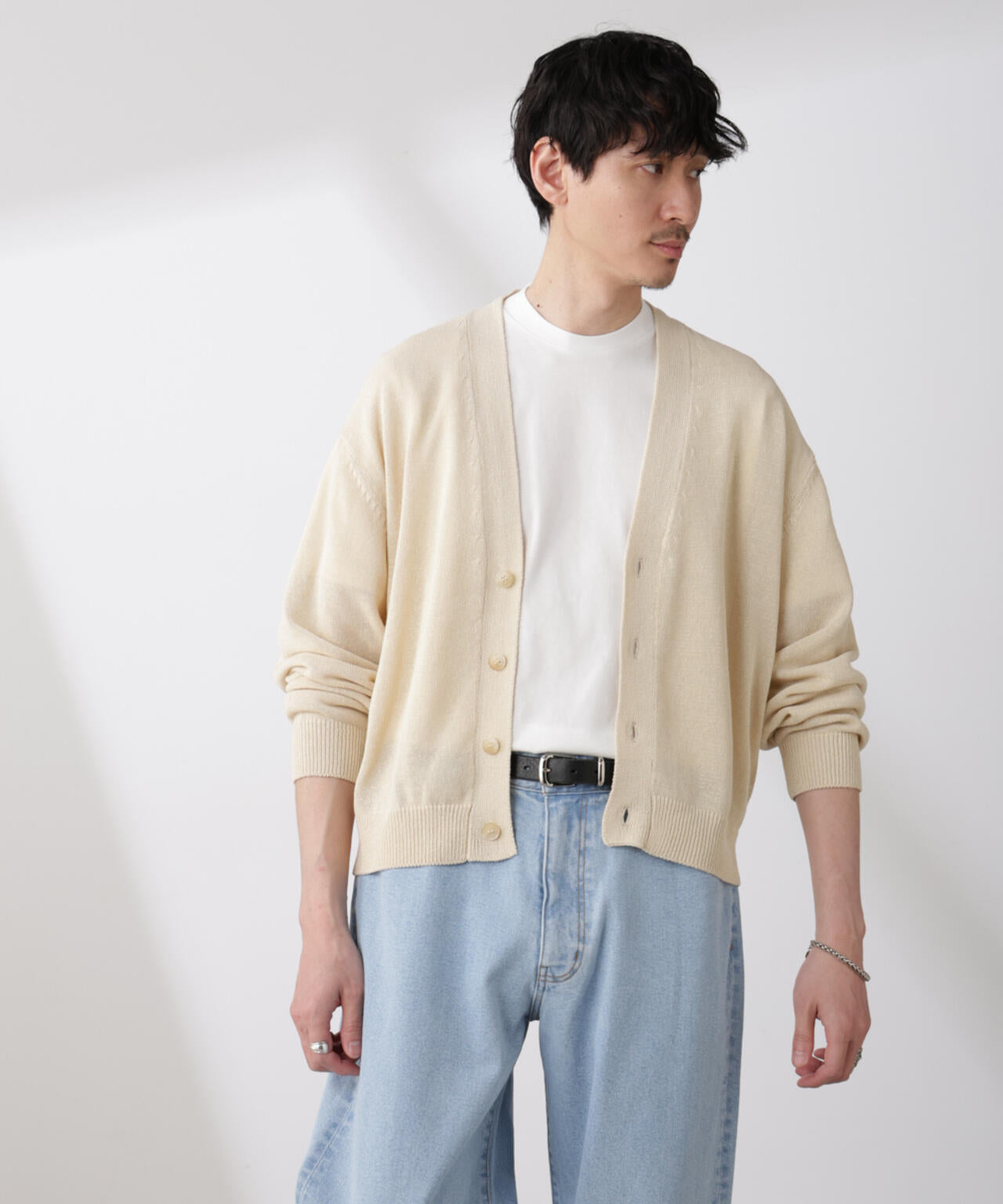 シアーニットカーディガン 6685122210