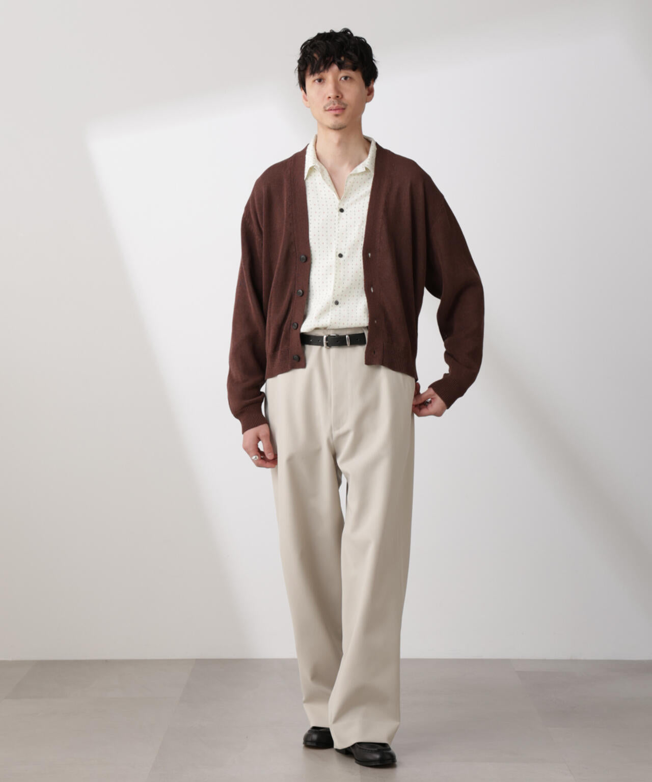 シアーニットカーディガン 6685122210