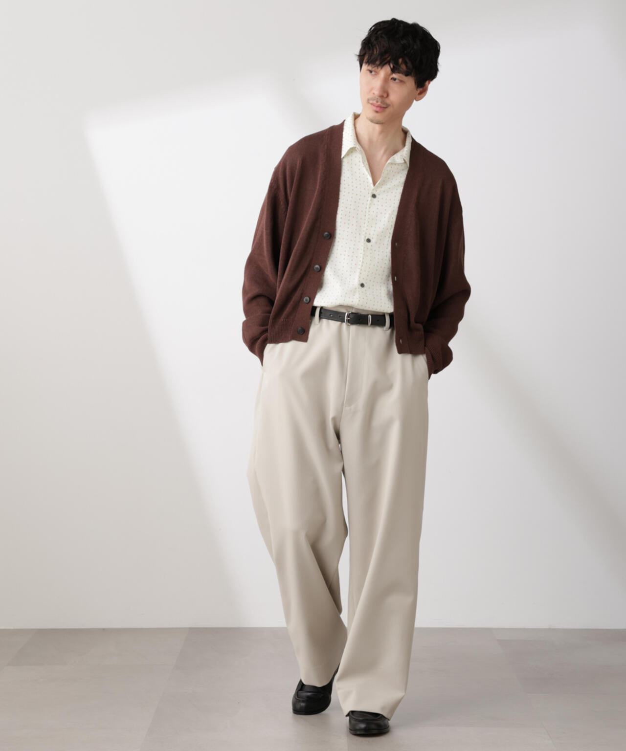 シアーニットカーディガン 6685122210