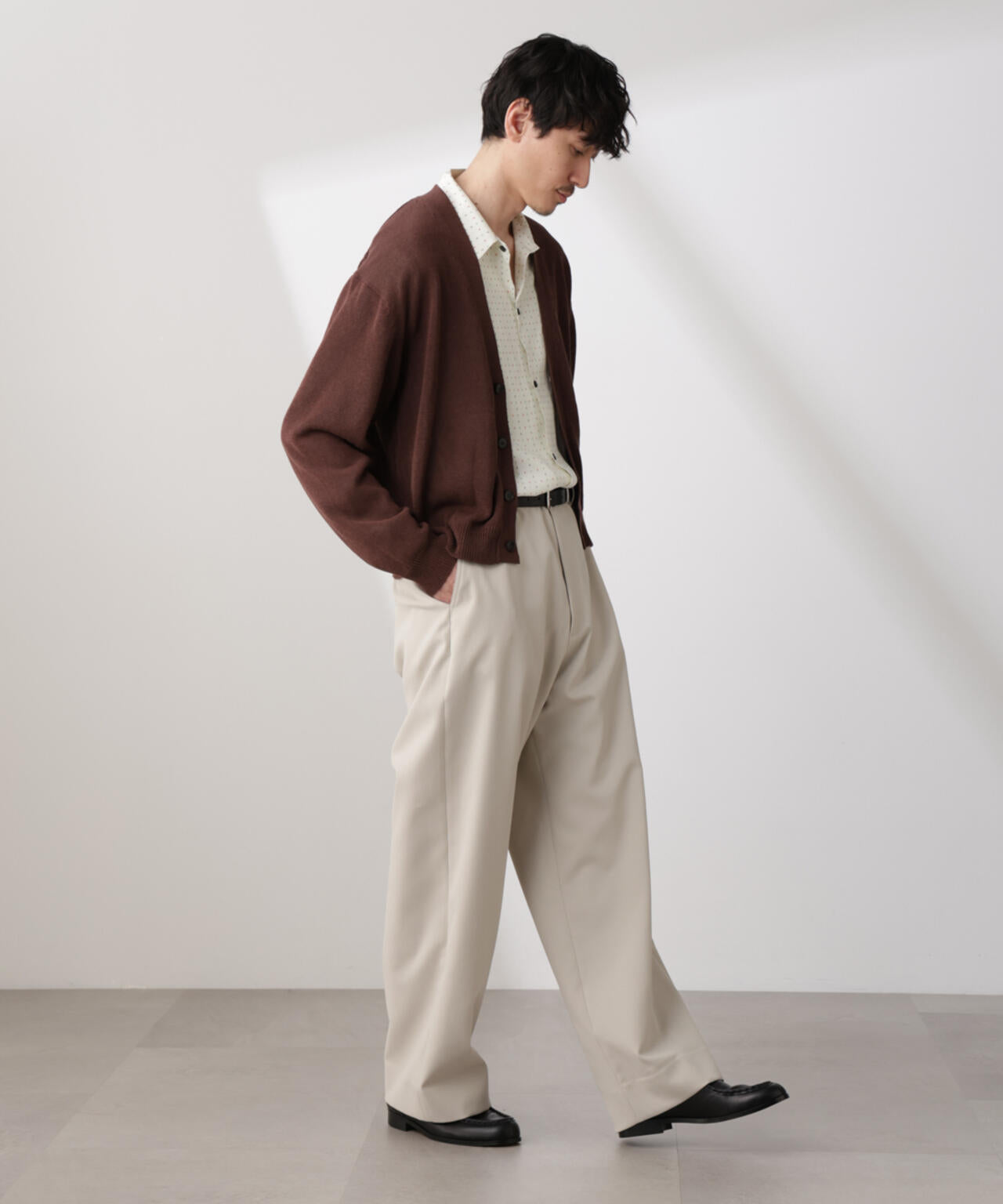 シアーニットカーディガン 6685122210