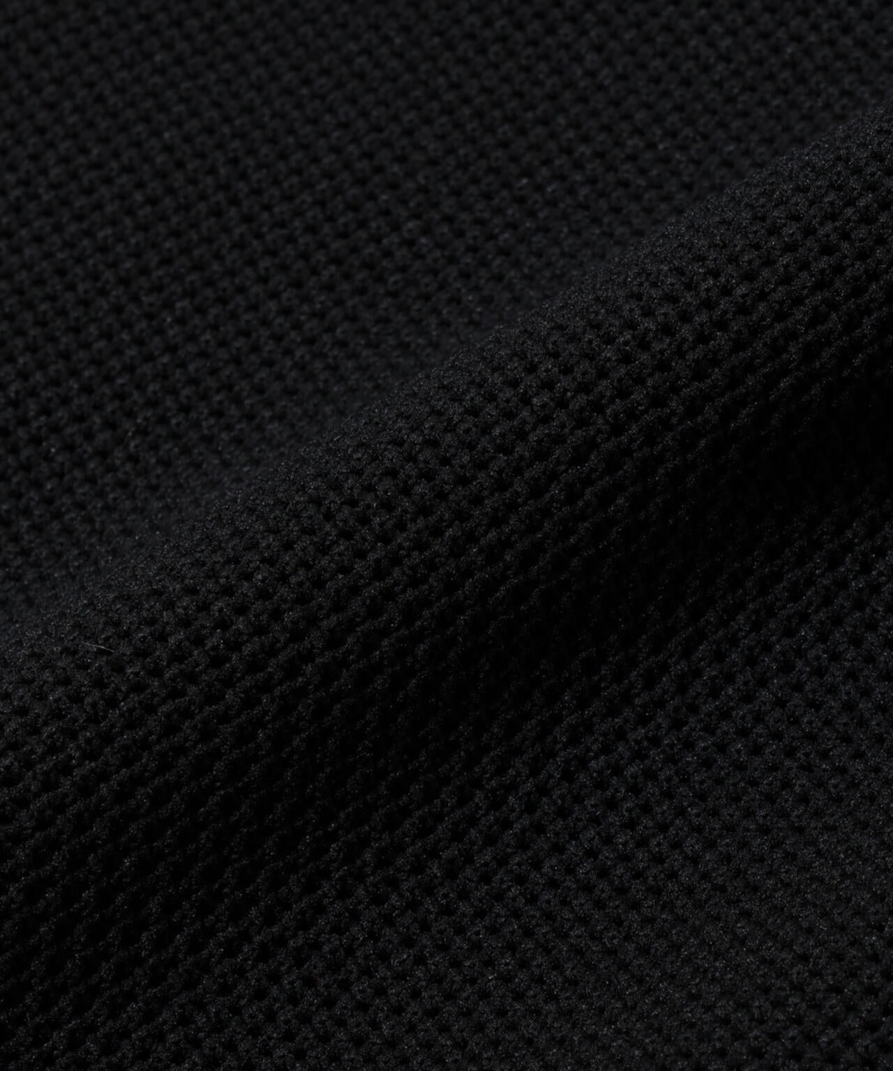 スポンディッシュ メッシュオープンカラーニットシャツ 6685122218