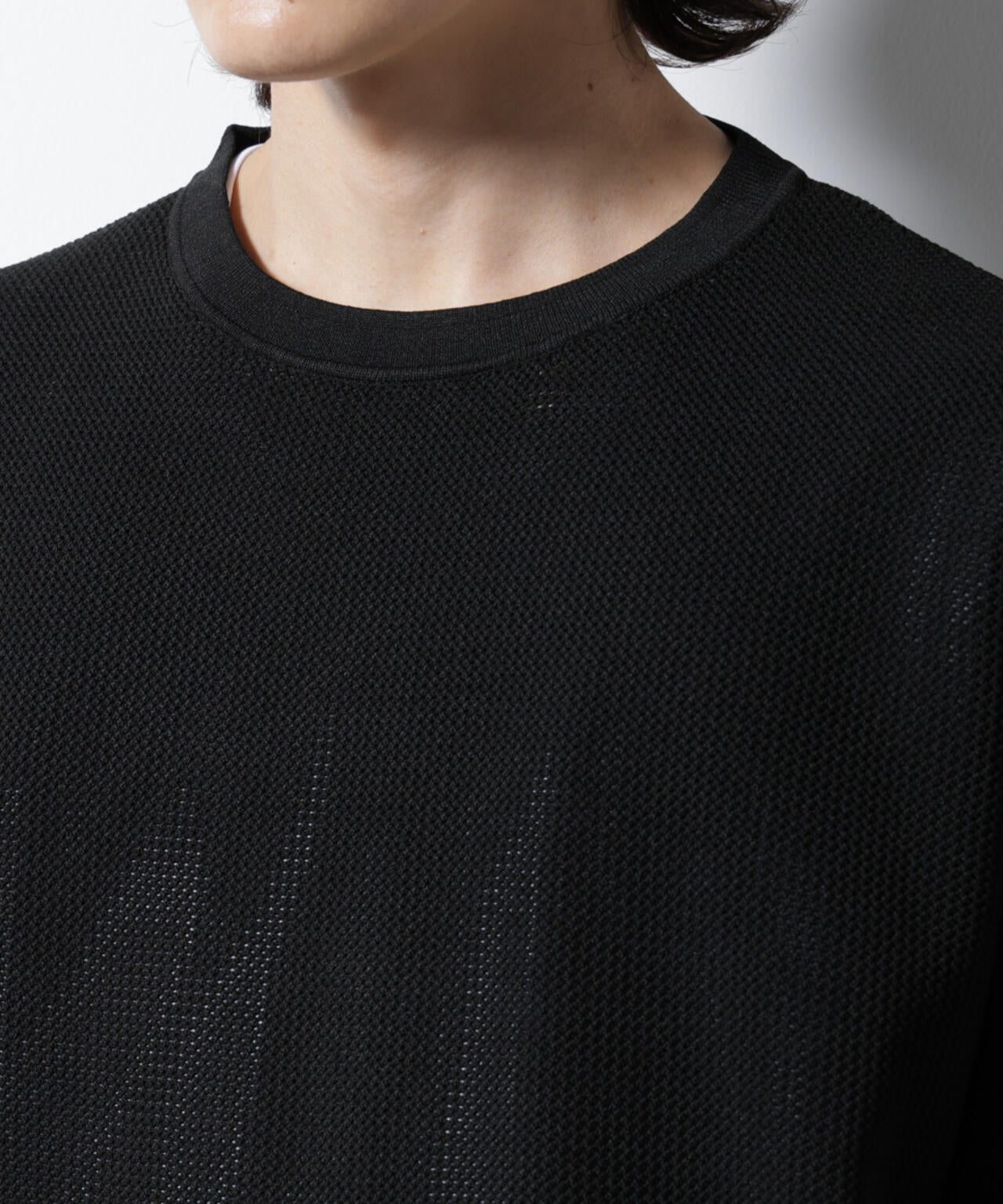 スポンディッシュ メッシュ クルーネックニットTEE 6685122219