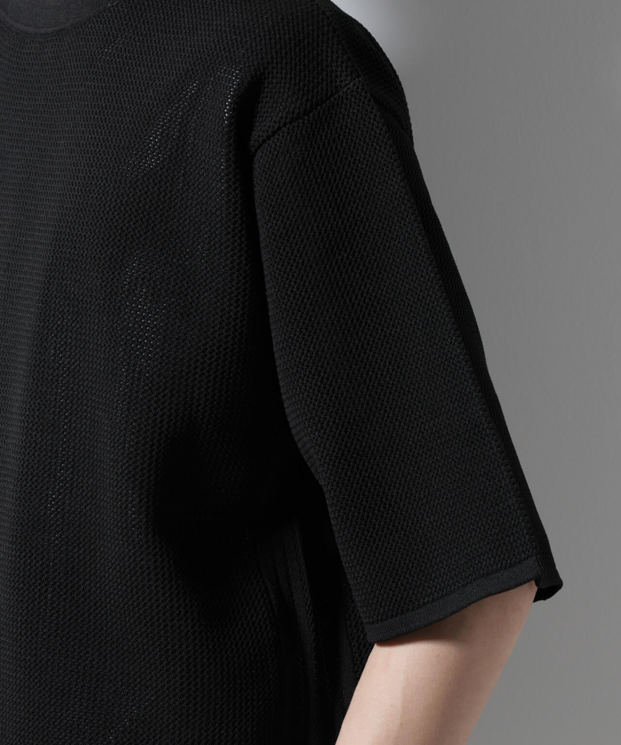 スポンディッシュ メッシュ クルーネックニットTEE 6685122219