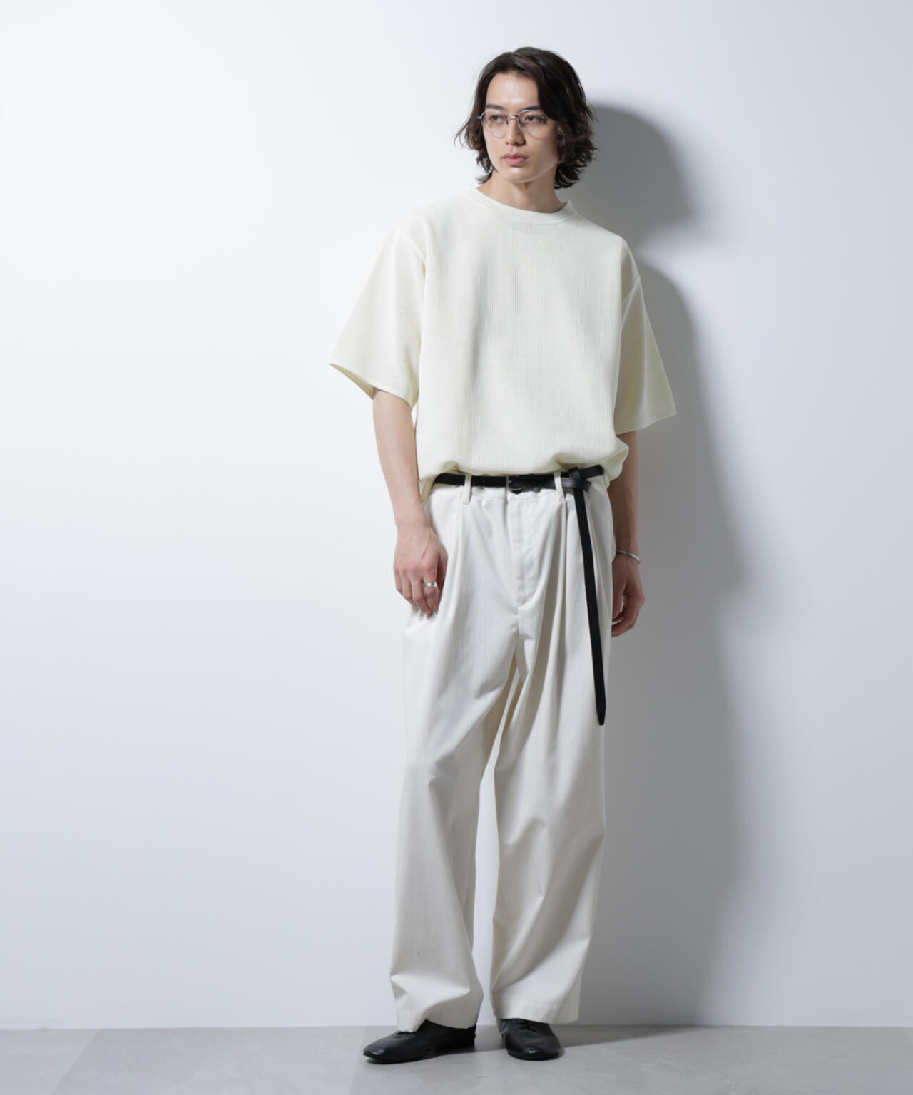 スポンディッシュ メッシュ クルーネックニットTEE 6685122219