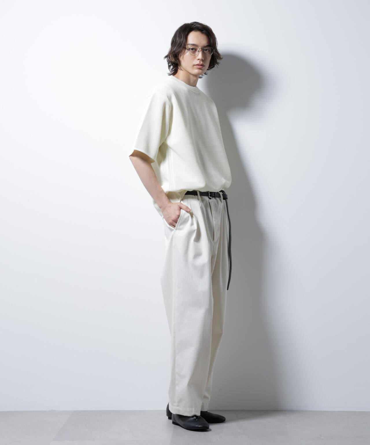 スポンディッシュ メッシュ クルーネックニットTEE 6685122219