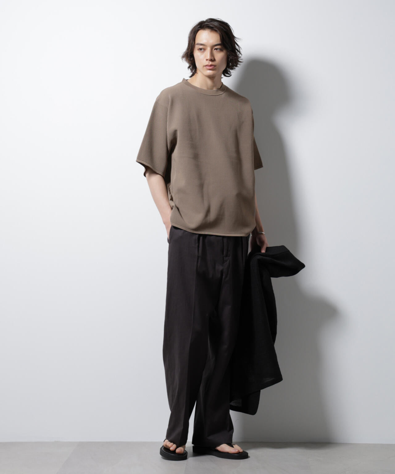 スポンディッシュ メッシュ クルーネックニットTEE 6685122219