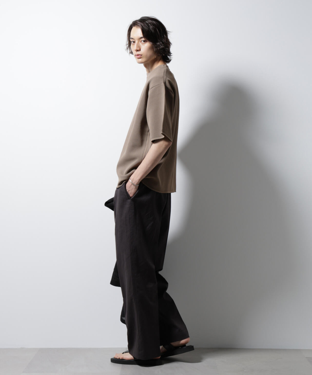 スポンディッシュ メッシュ クルーネックニットTEE 6685122219