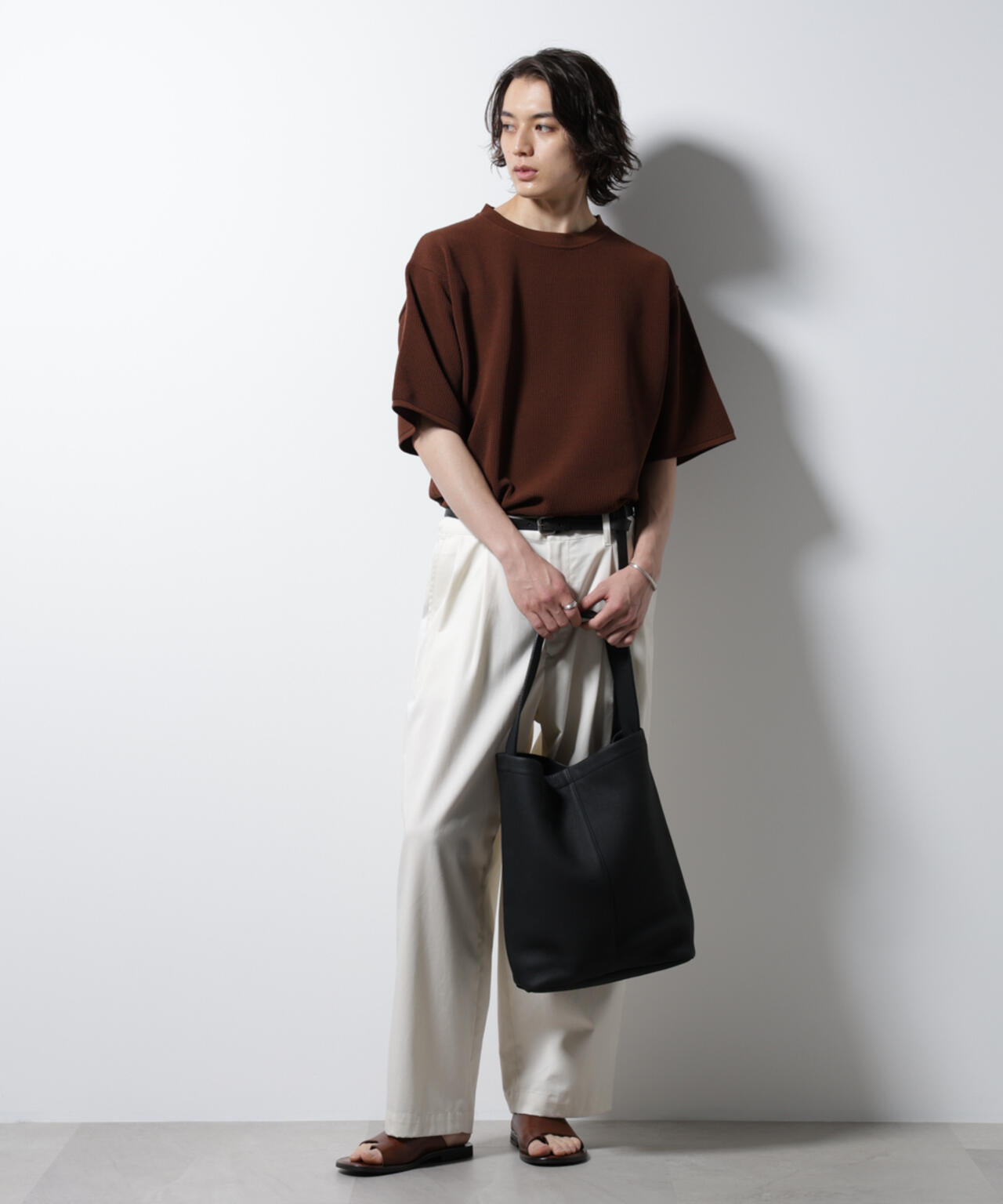 スポンディッシュ メッシュ クルーネックニットTEE 6685122219