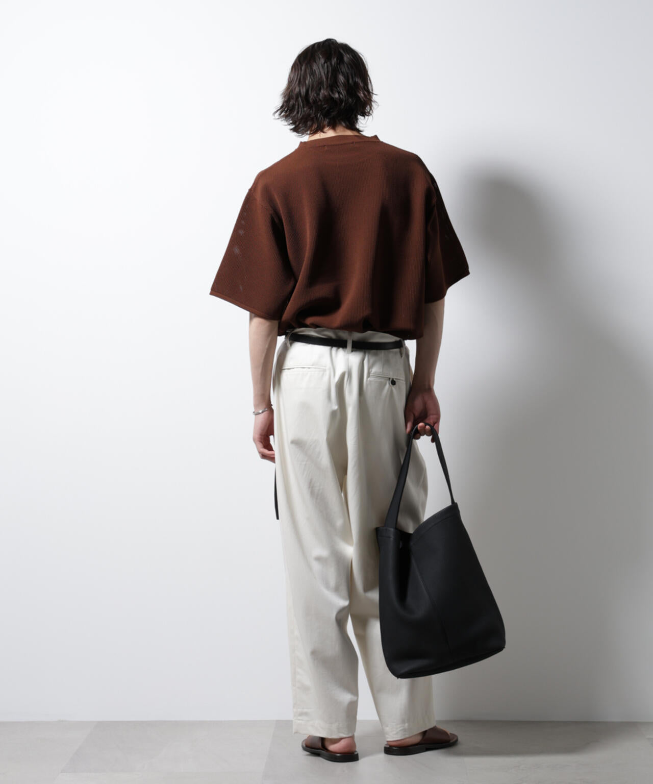 スポンディッシュ メッシュ クルーネックニットTEE 6685122219