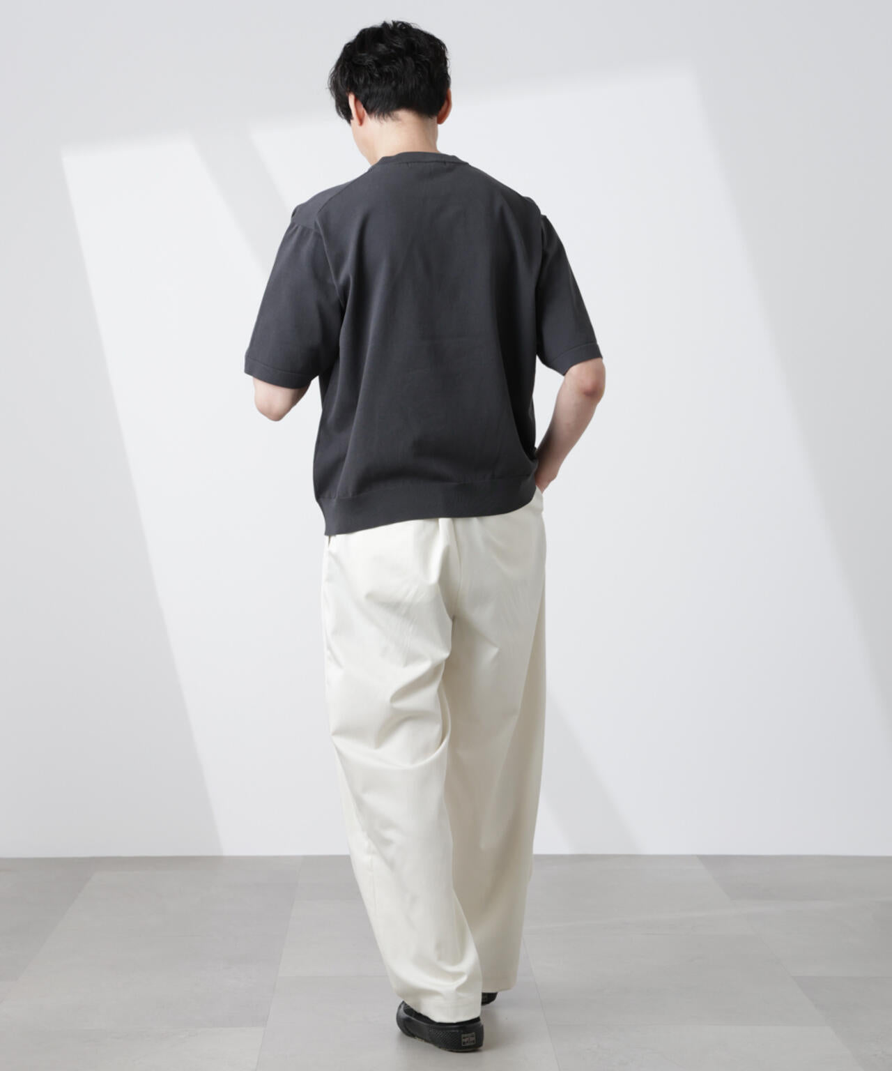 コットン/ソロナ プレーティングクルーネック 半袖TEE 6685122220