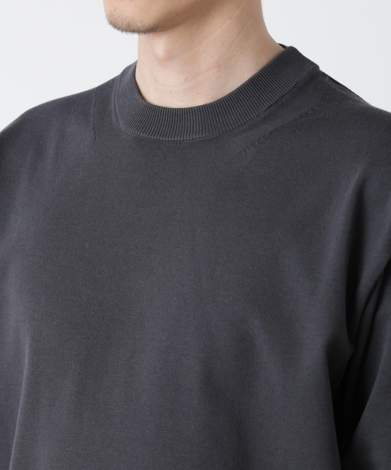 コットン/ソロナ プレーティングクルーネック 半袖TEE 6685122220