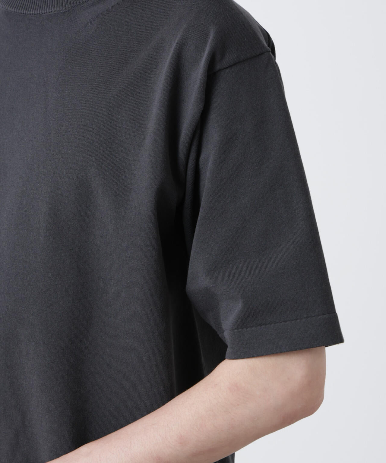 コットン/ソロナ プレーティングクルーネック 半袖TEE 6685122220