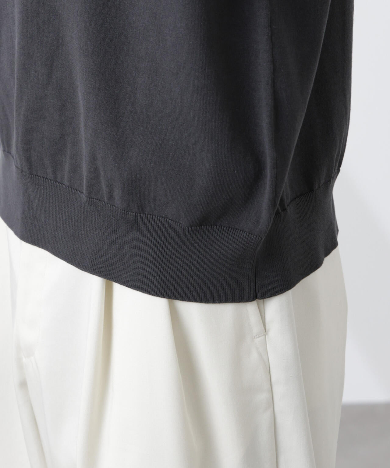 コットン/ソロナ プレーティングクルーネック 半袖TEE 6685122220