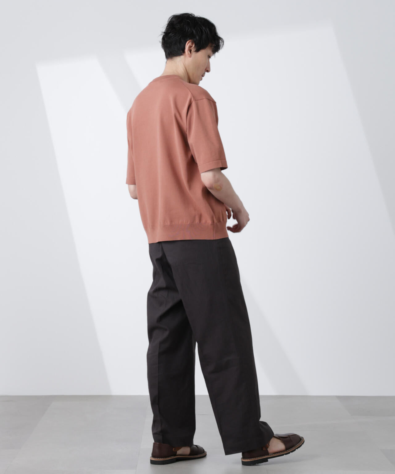 コットン/ソロナ プレーティングクルーネック 半袖TEE 6685122220