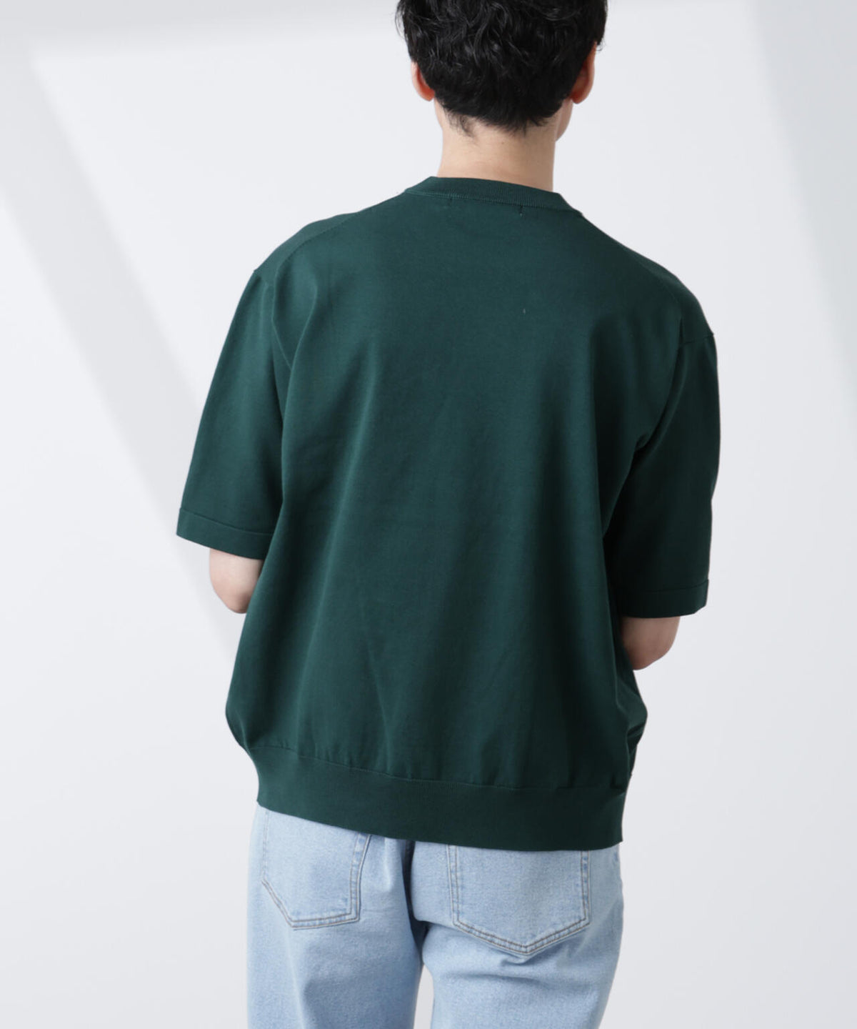 コットン/ソロナ プレーティングクルーネック 半袖TEE 6685122220