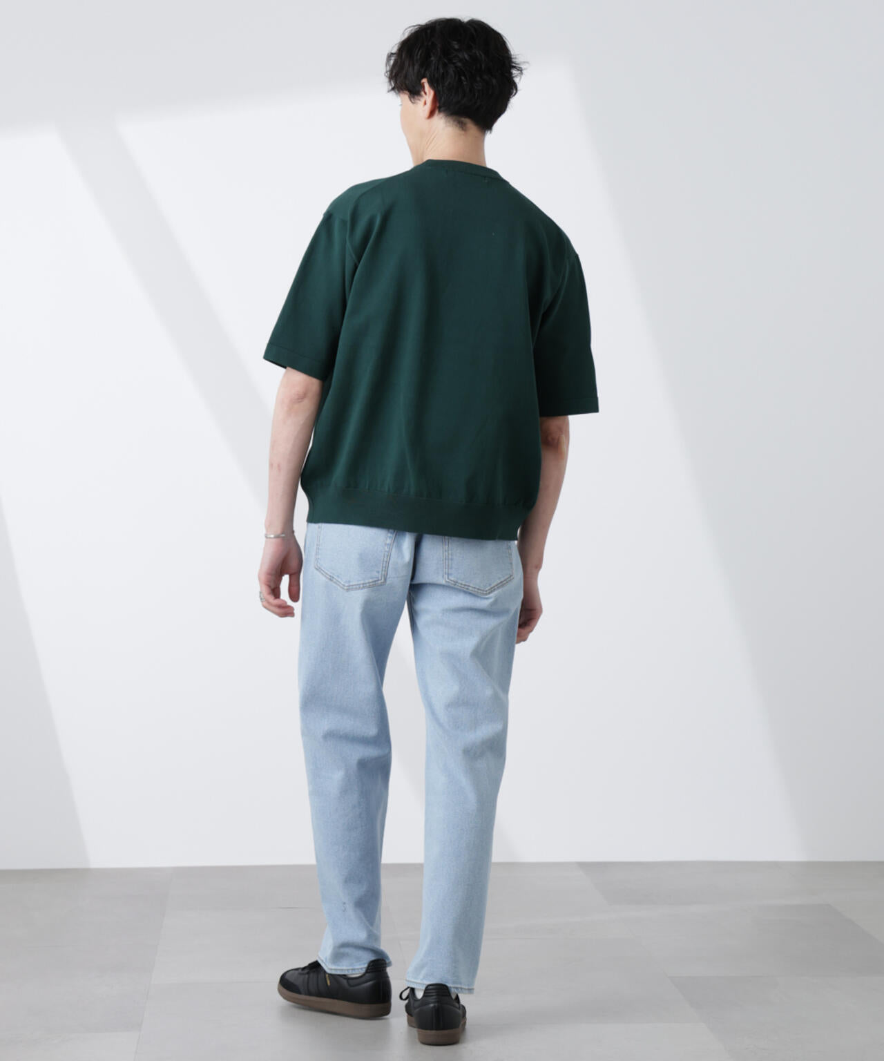 コットン/ソロナ プレーティングクルーネック 半袖TEE 6685122220