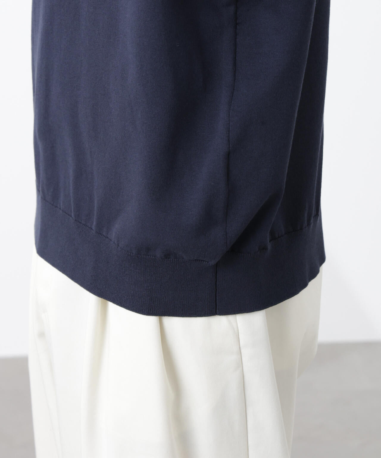 コットン/ソロナ プレーティング 半袖ニットポロシャツ 6685122221