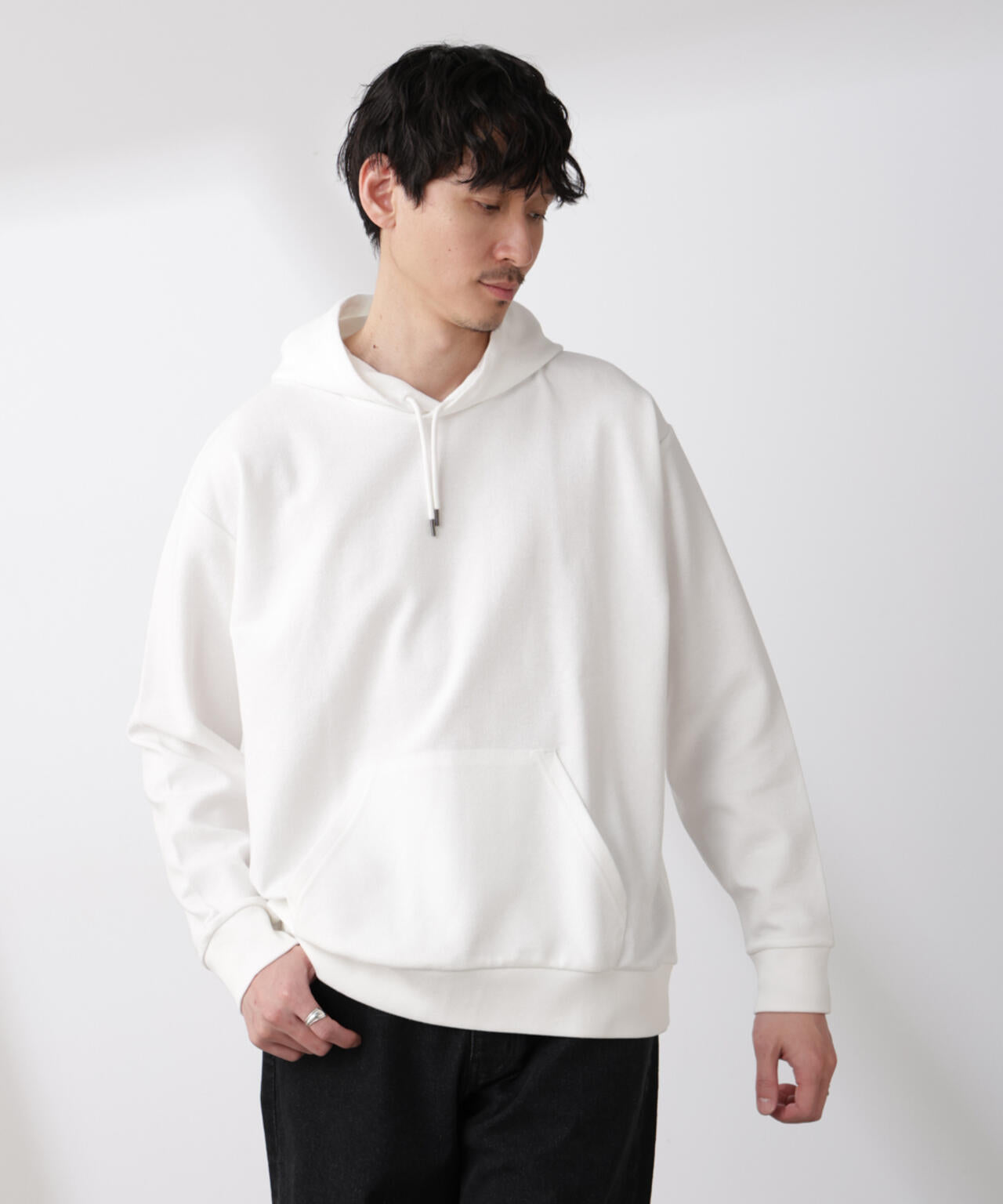 ブークレダンボールプルオーバーパーカー 6685123203