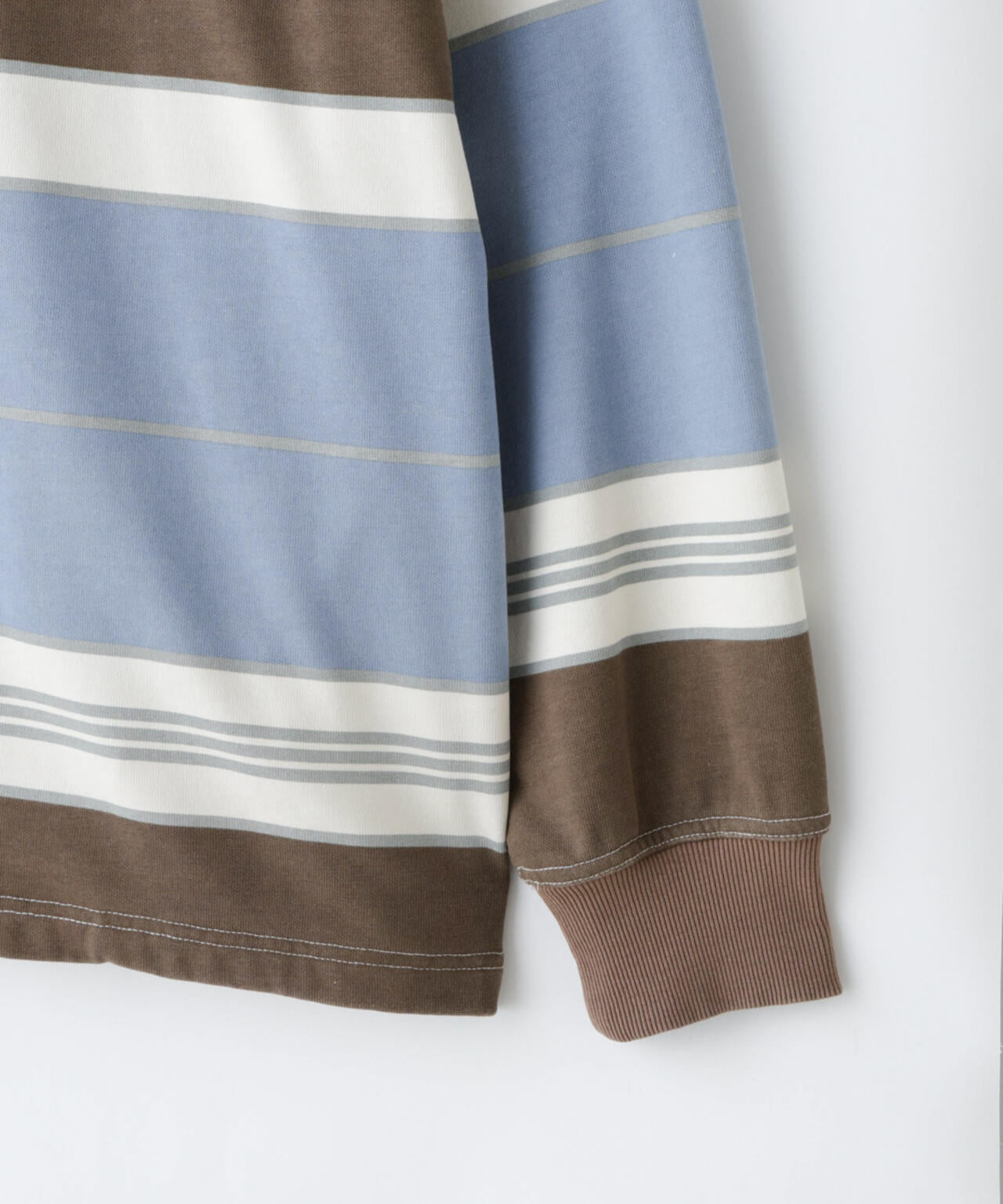 「HOTEL PALACE」 オテルパラス レトロボーダーストーンウォッシュフーディーパーカー 6685123205