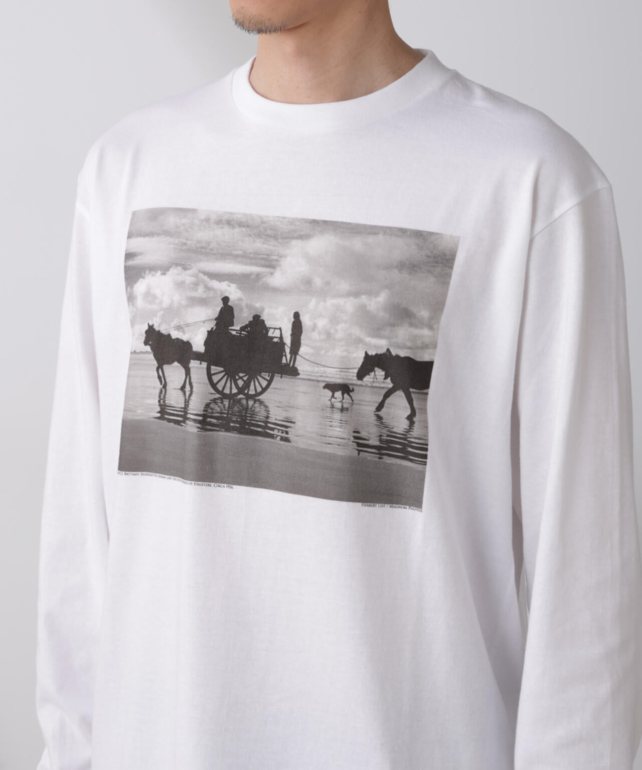 「着るアート」Herbert List/Magnum Photos Tシャツ長袖FRANCE 6685123211