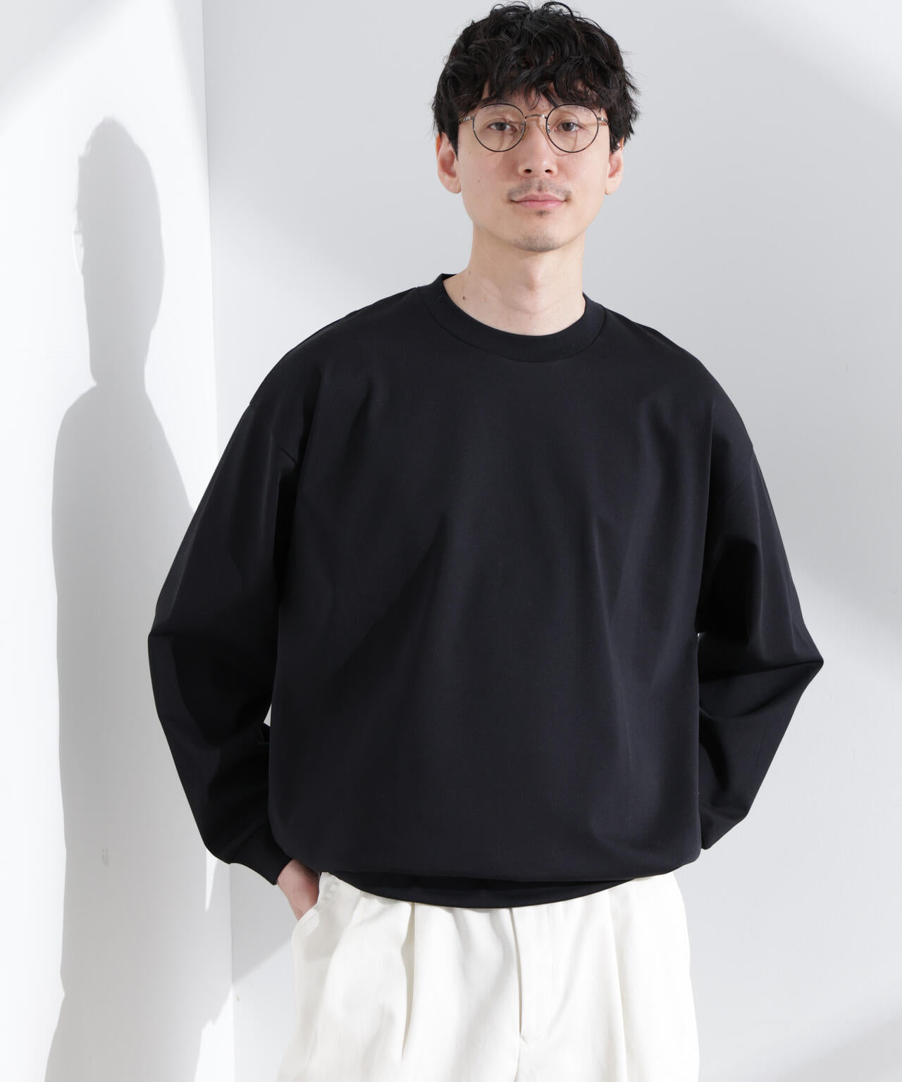 シルケットポンチロングスリーブバルーンTシャツ 長袖 6685123216