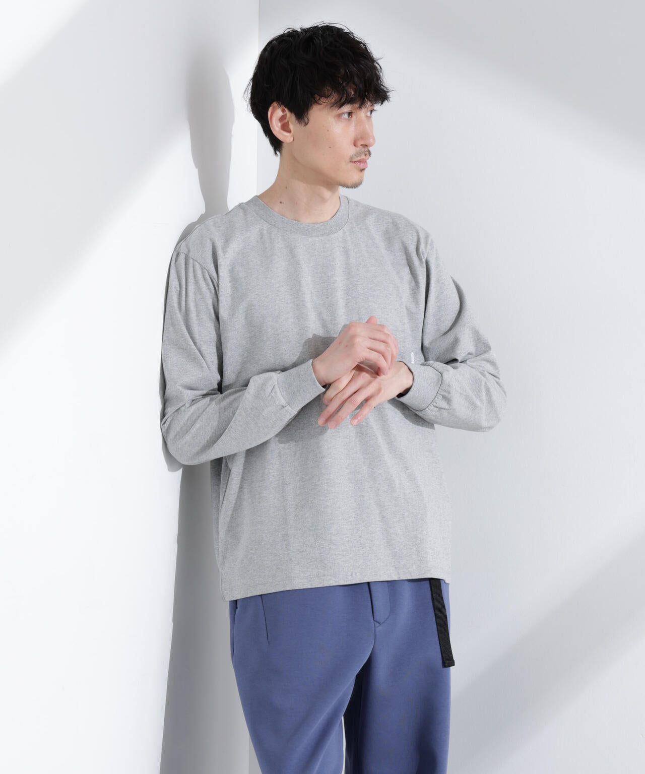 「NJ/CLUB」 ベーシックポケットロングスリーブTシャツ 6685123220