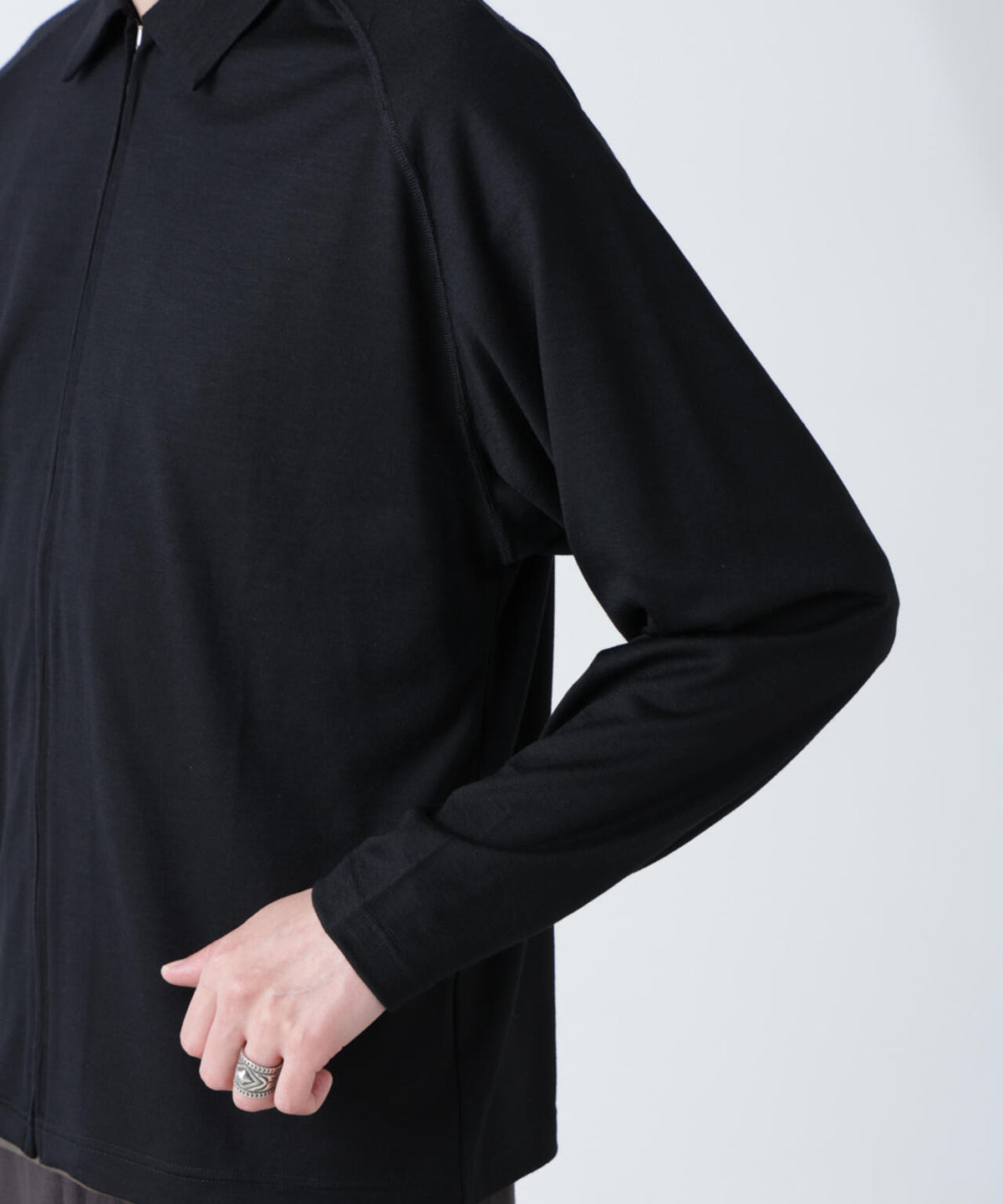 「ALL-DAYS COMFORT 100% WOOL」 ZIPプルオーバー 6685123222