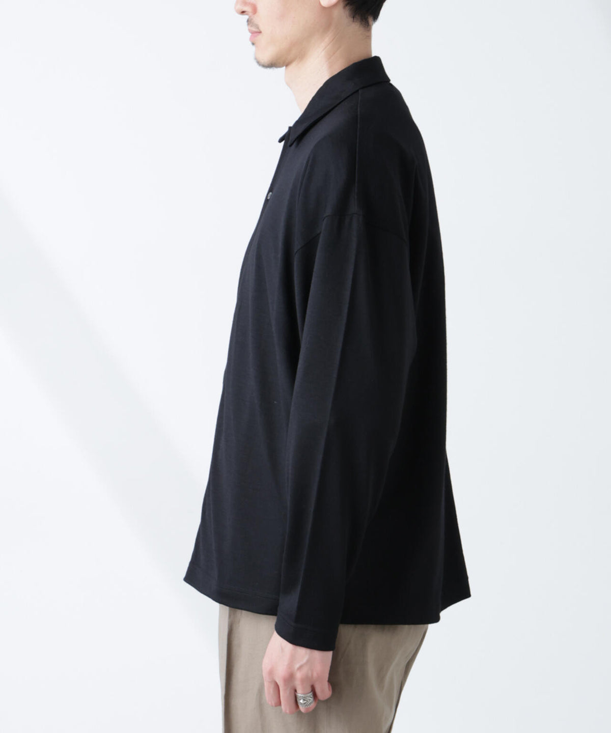 「ALL-DAYS COMFORT 100% WOOL」 シャツカーディガン 6685123223