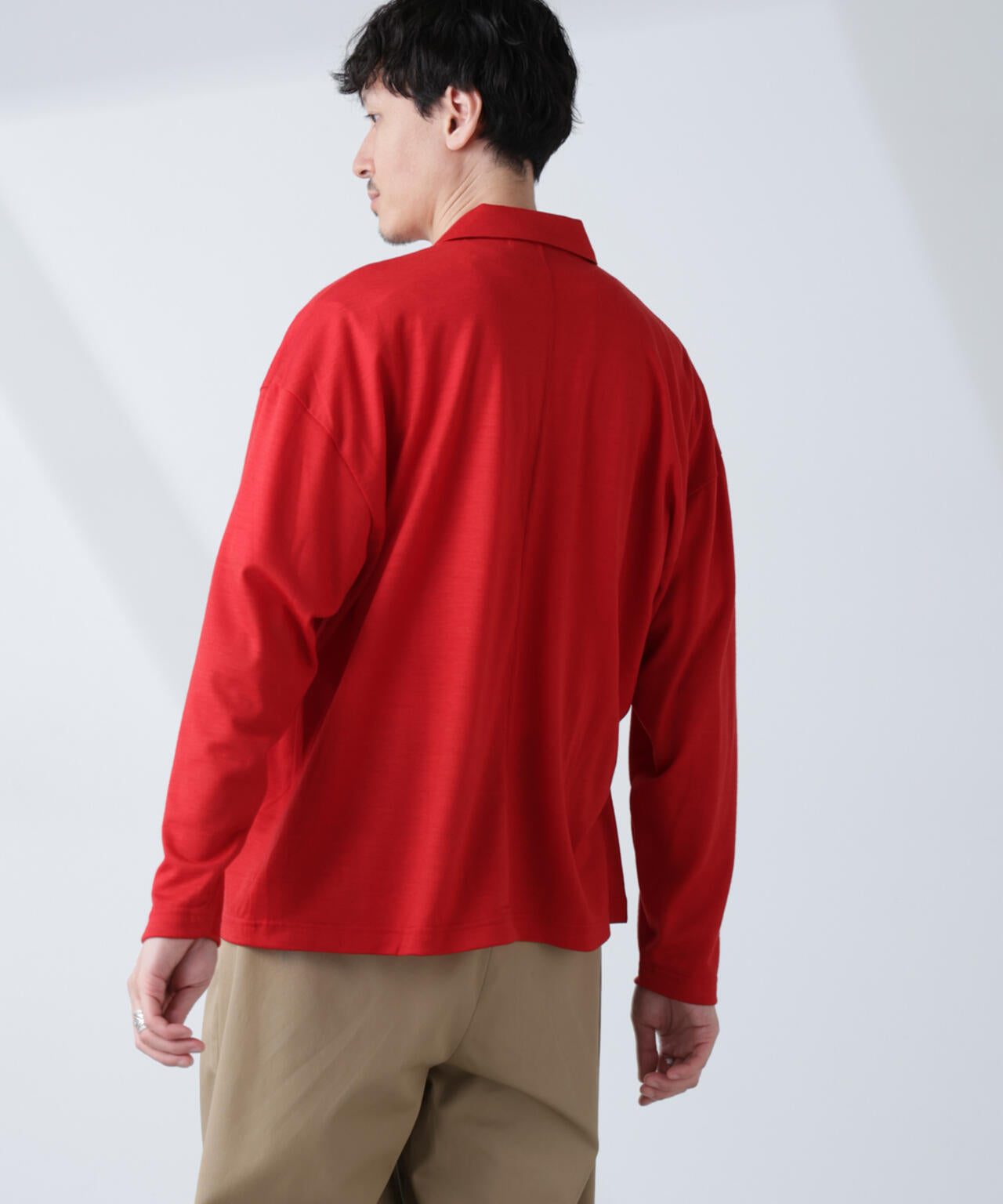 「ALL-DAYS COMFORT 100% WOOL」 シャツカーディガン 6685123223