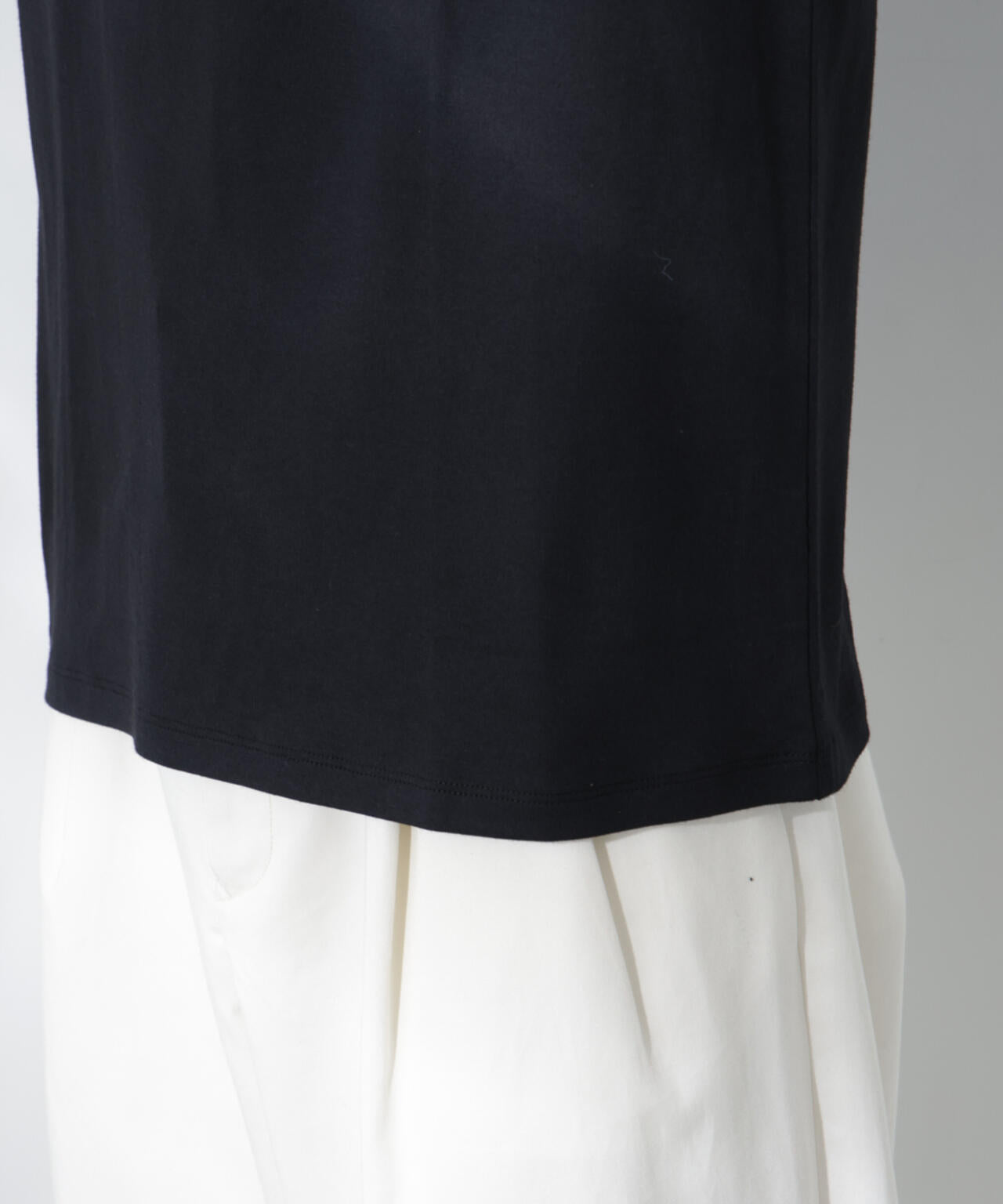 Anti Soaked(R) 汗染み防止 モックネックレギュラーシルエットTシャツ 6685124204