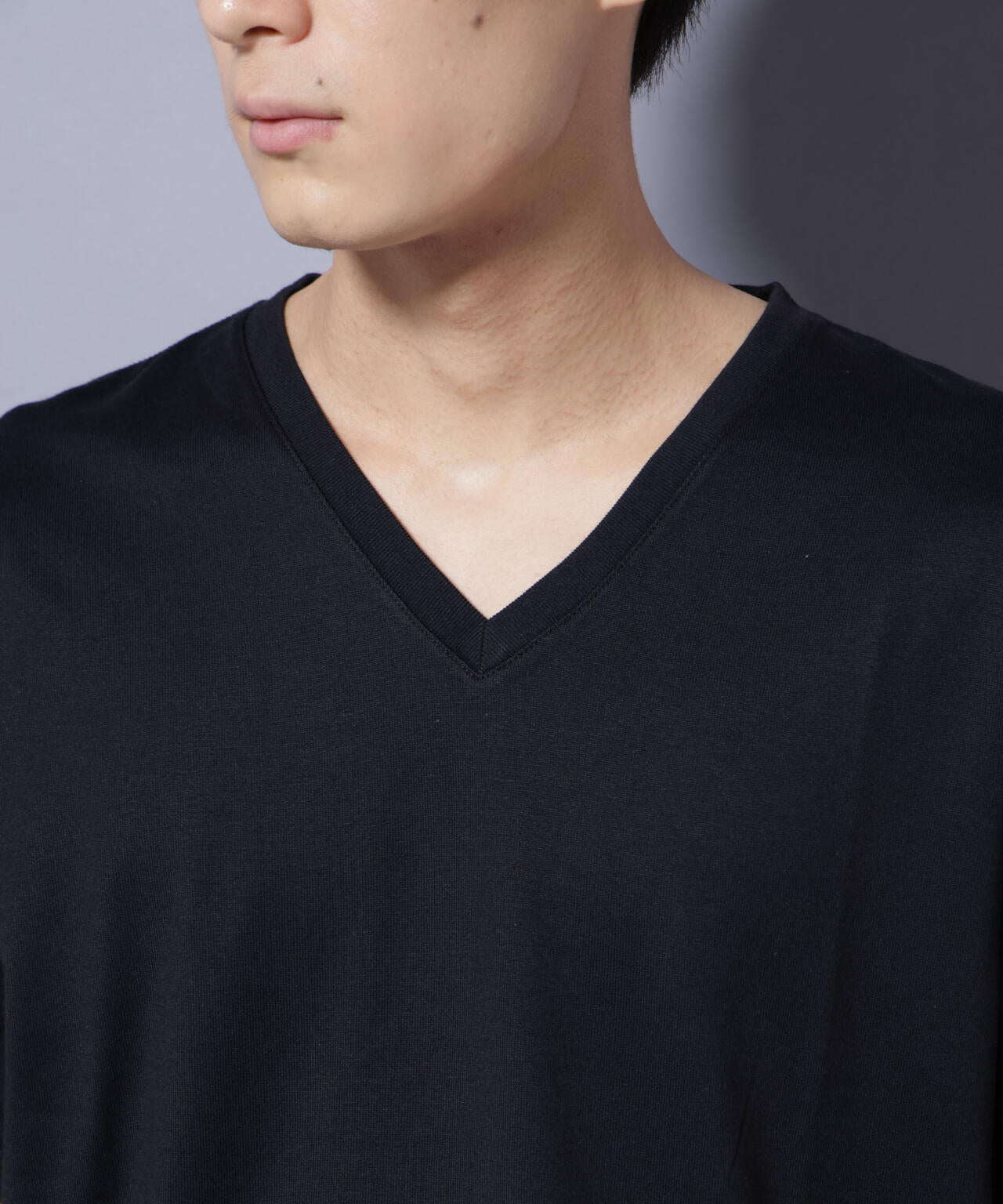WEB限定/Anti Soaked(R) 汗染み防止 Vネック レギュラーシルエットTシャツ 6685124206
