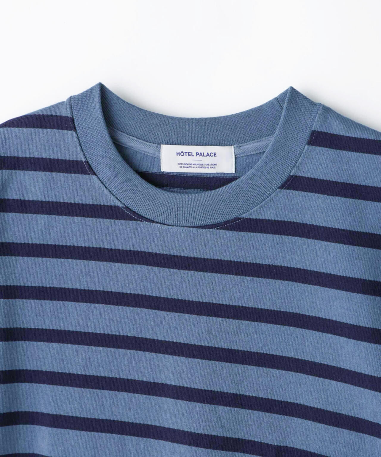 「HOTEL PALACE」オテルパラス ドライタッチバスクボーダールーズシルエットTシャツ 6685124213
