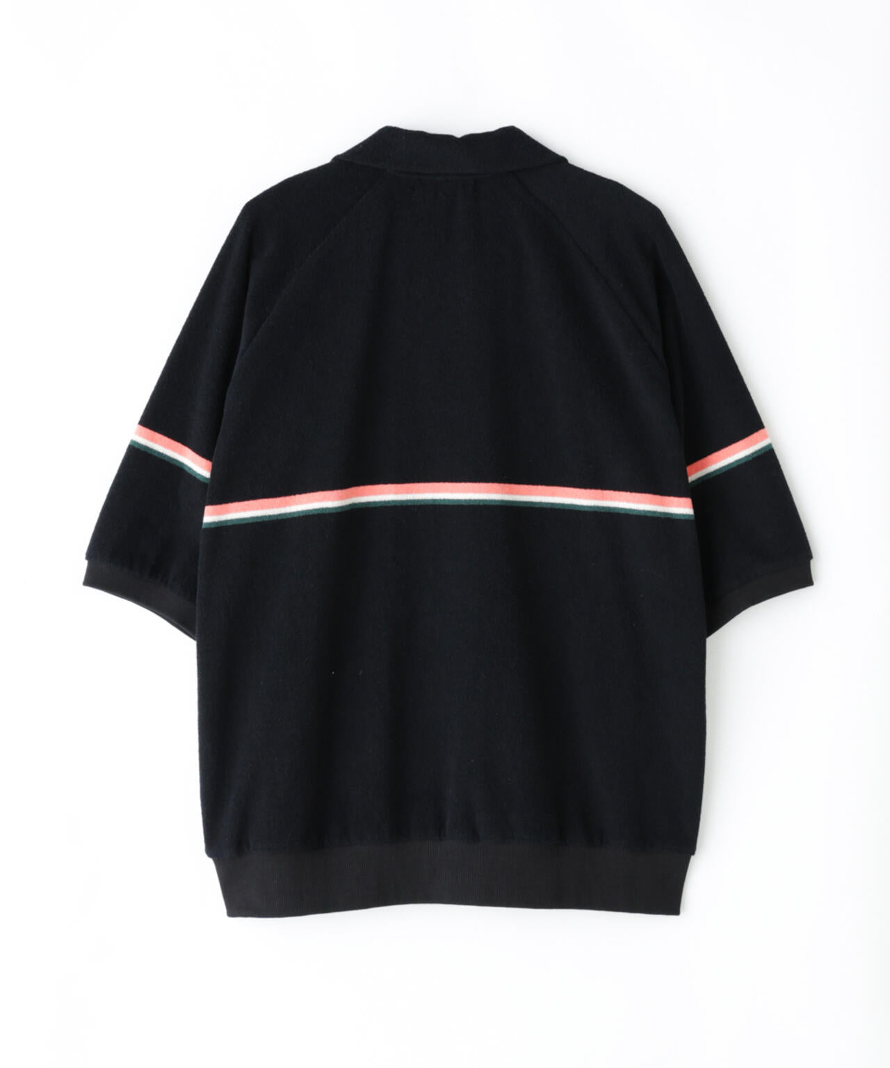 「HOTEL PALACE」オテルパラス レトロボーダーパイルスキッパーシャツ 6685124214