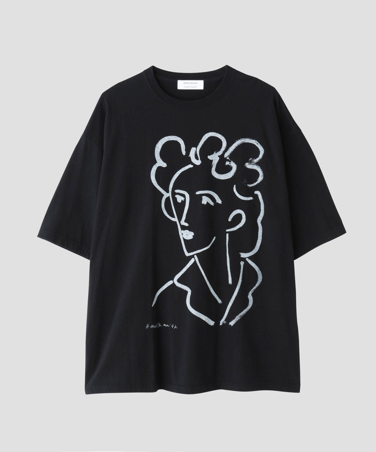 「HOTEL PALACE」オテルパラス アンリマティス アートグラフィックTシャツB 6685124216