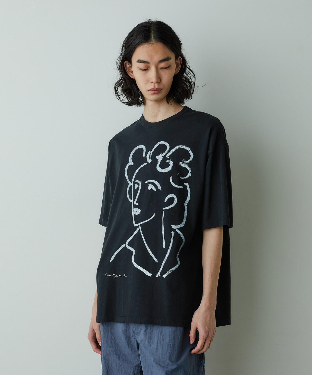 「HOTEL PALACE」オテルパラス アンリマティス アートグラフィックTシャツB 6685124216