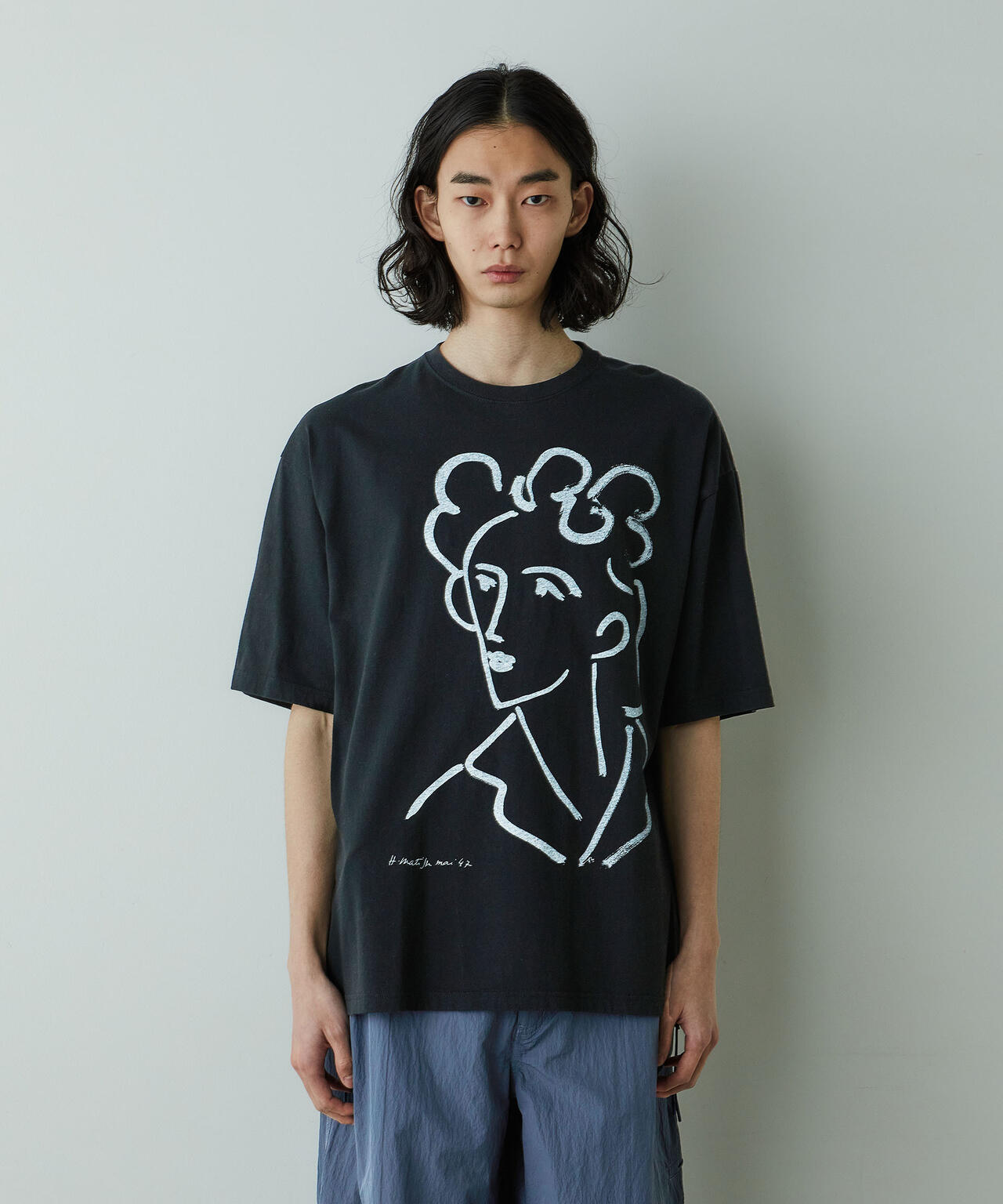 「HOTEL PALACE」オテルパラス アンリマティス アートグラフィックTシャツB 6685124216