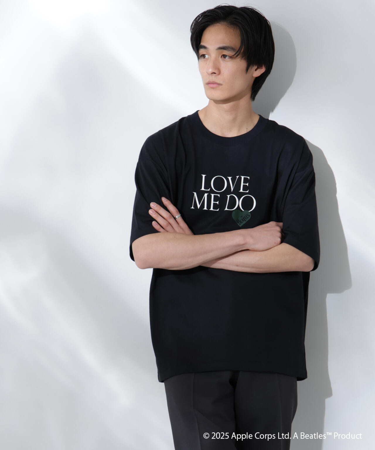 The Beatles love me do Tシャツ M 水色 Now and Then / Love Me Do Blue T-Shirt - The Beatles