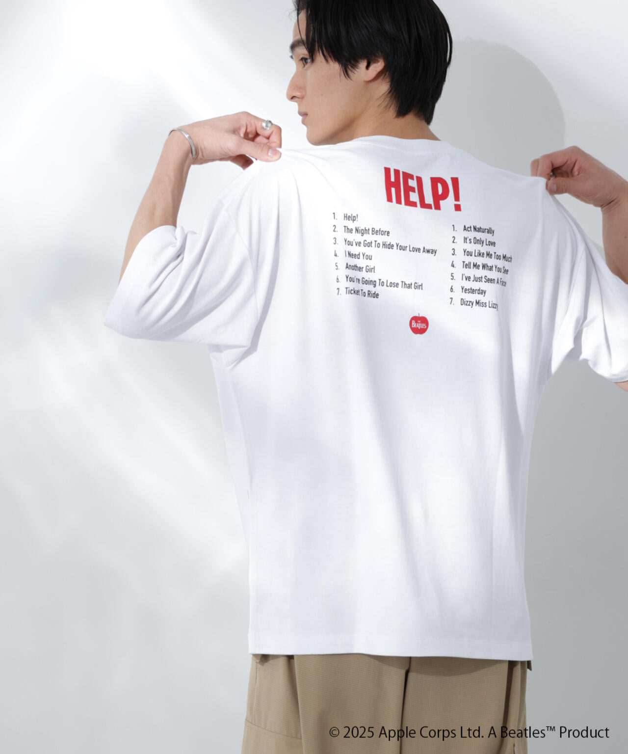 Anti Soaked(R)×BEATLES APPLEロゴ 汗染み防止Tシャツ 6685124220