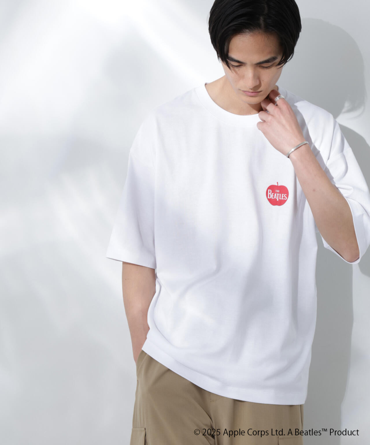 Anti Soaked(R)×BEATLES APPLEロゴ 汗染み防止Tシャツ 6685124220