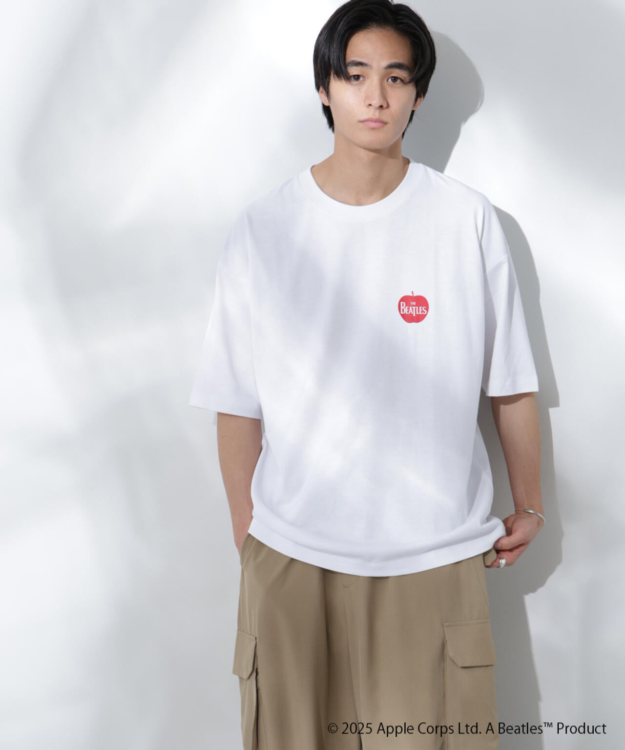 Anti Soaked(R)×BEATLES APPLEロゴ 汗染み防止Tシャツ 6685124220