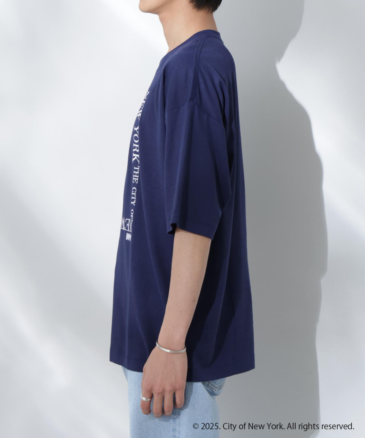 Anti Soaked(R)×NYC スクエア刺繍 汗染み防止Tシャツ 6685124221
