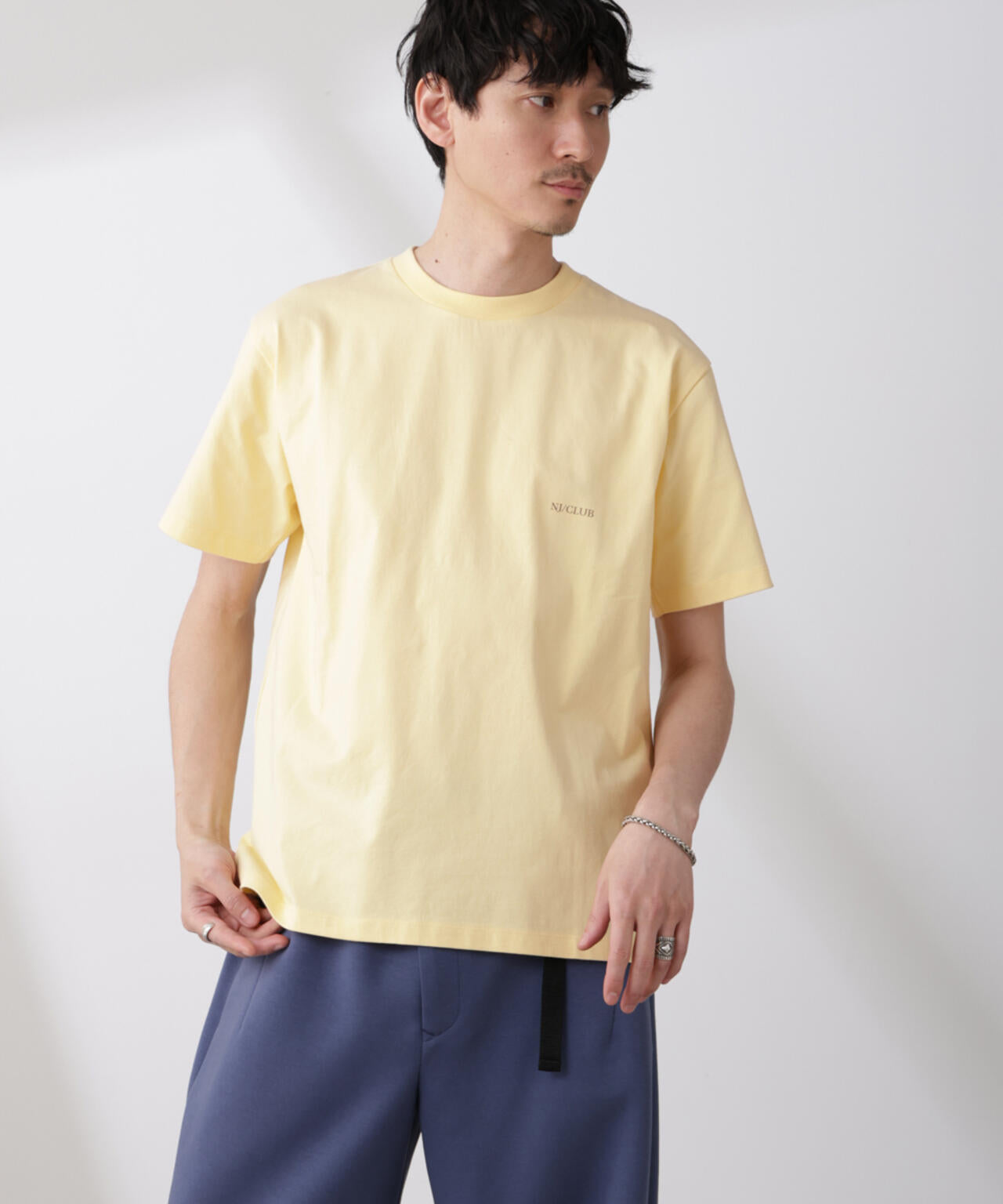 「NJ/CLUB」 ISLANDCLUBプリント Tシャツ 6685124224