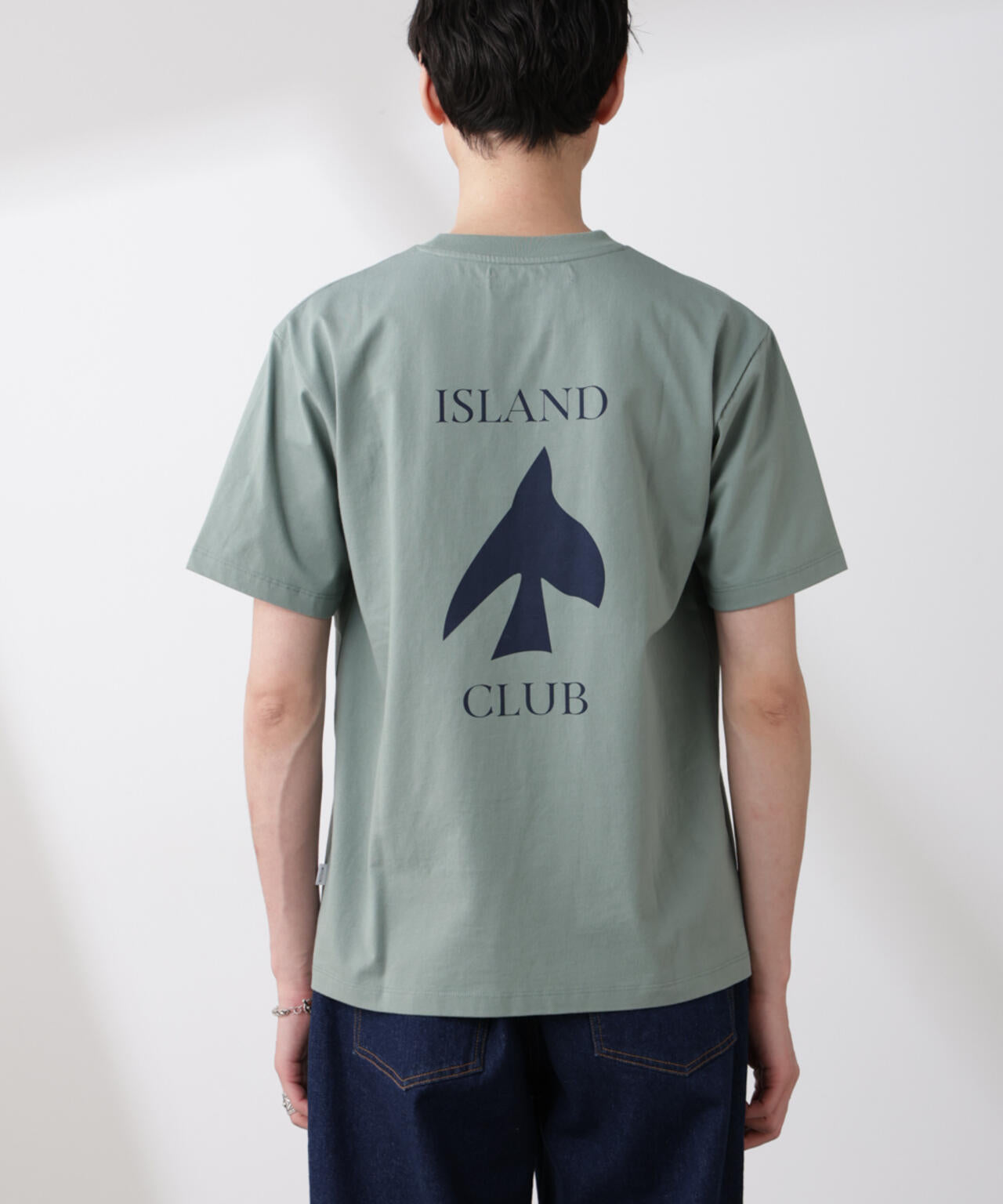 「NJ/CLUB」 ISLANDCLUBプリント Tシャツ 6685124224