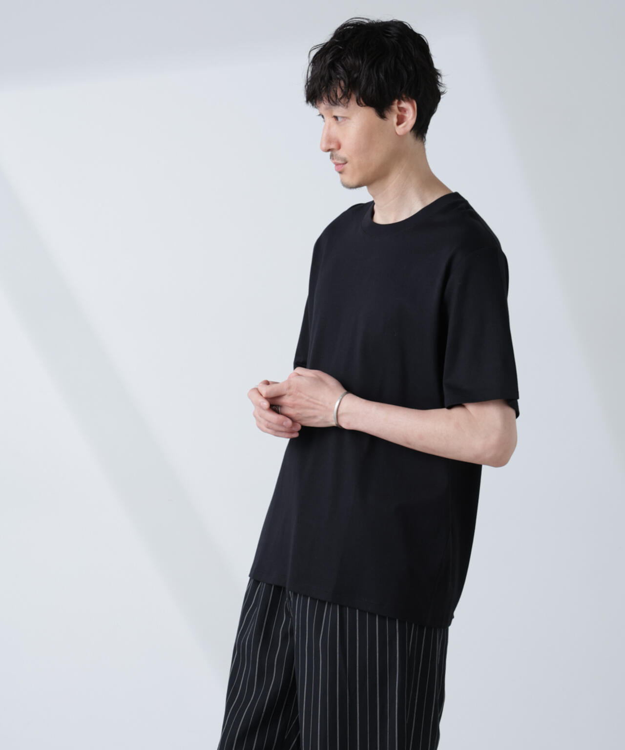 WEB限定/Anti Soaked(R) 汗染み防止 クルーネックレギュラーシルエットTシャツ 6685124232